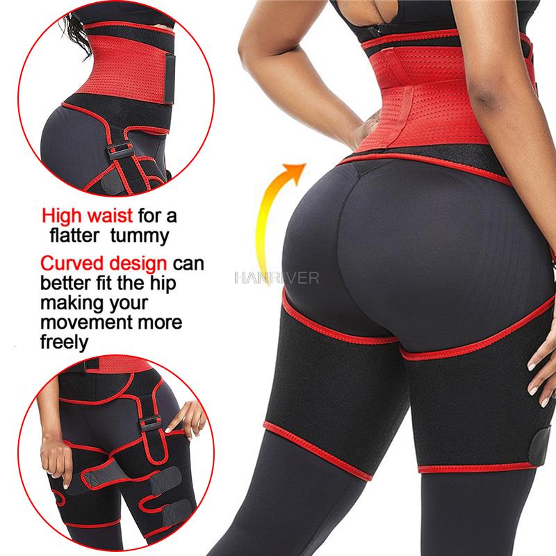 3 in 1 waist and thigh trimmer - Sweat Waist Trainer Belt Neoprene ulasan dan harga