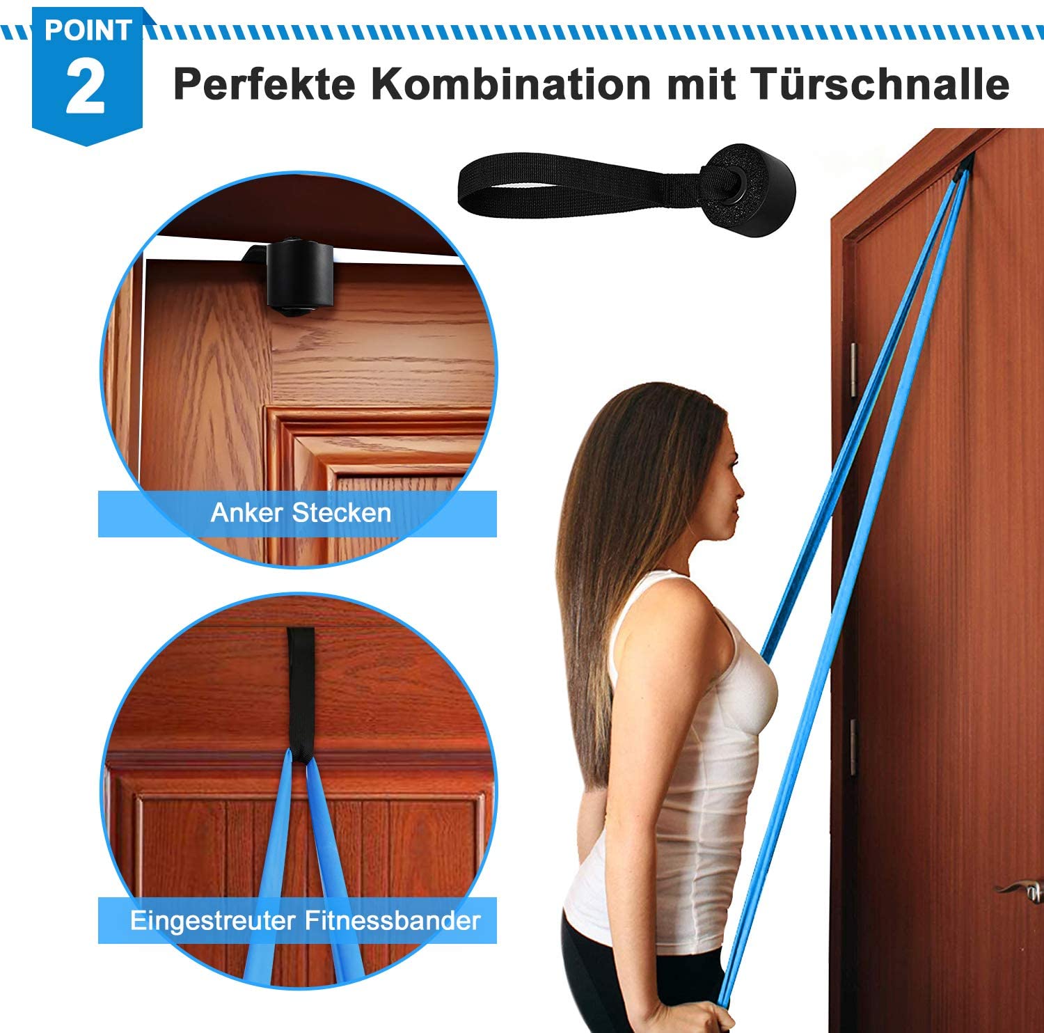 Elastic Fitness Bands 3Pcs Res - Pilates Bar Kit With Resistance Bands ulasan dan harga