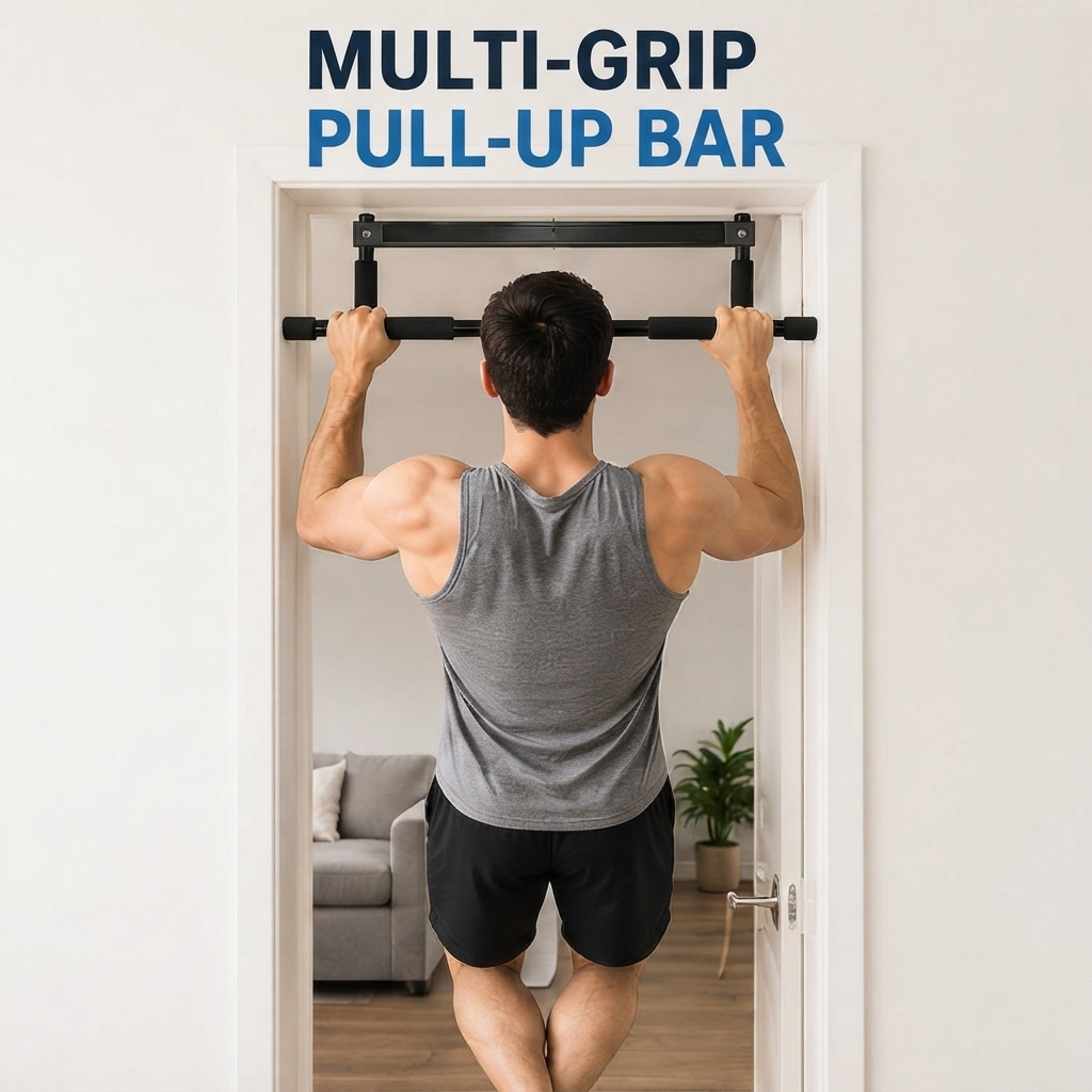 Multifunctional Doorway Pull U - Door Pull Up Bar No Screw ulasan dan harga