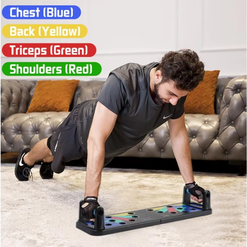 9-in-1 Foldable Push-Up Rack B - Push Up Board Foldable Multi Function ulasan dan harga